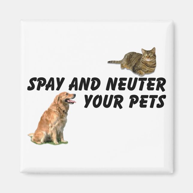 Spay and Neuter Magnet (Front)
