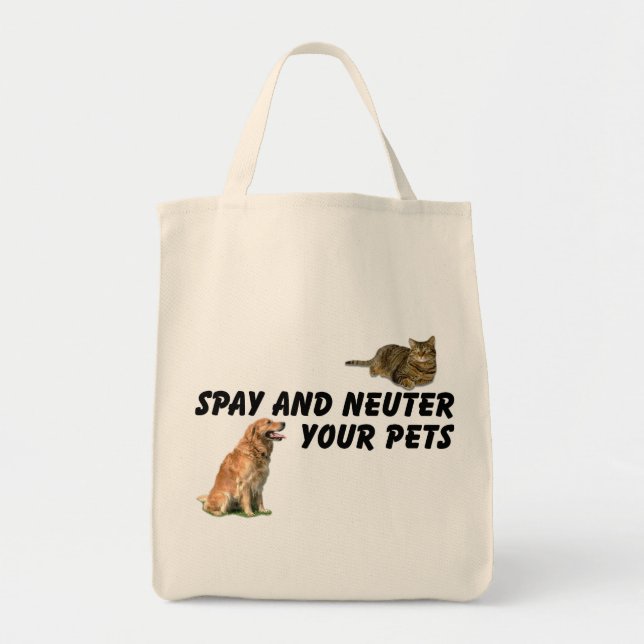 Spay and Neuter Tote Bag (Front)
