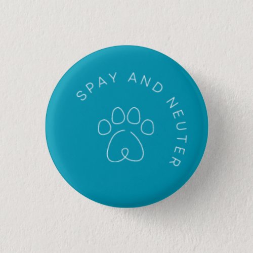 Spay and Neuter Your Pets Button