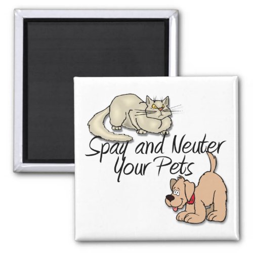 Spay and Neuter Your Pets Magnet