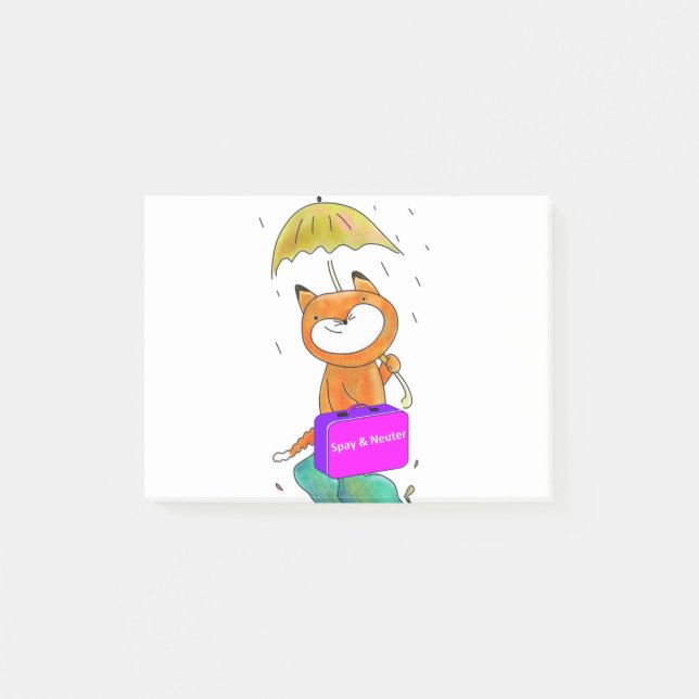 spay n neuter cat post-it notes (Front)