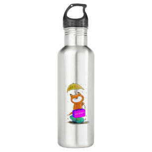 spay n neuter cat stainless steel water bottle