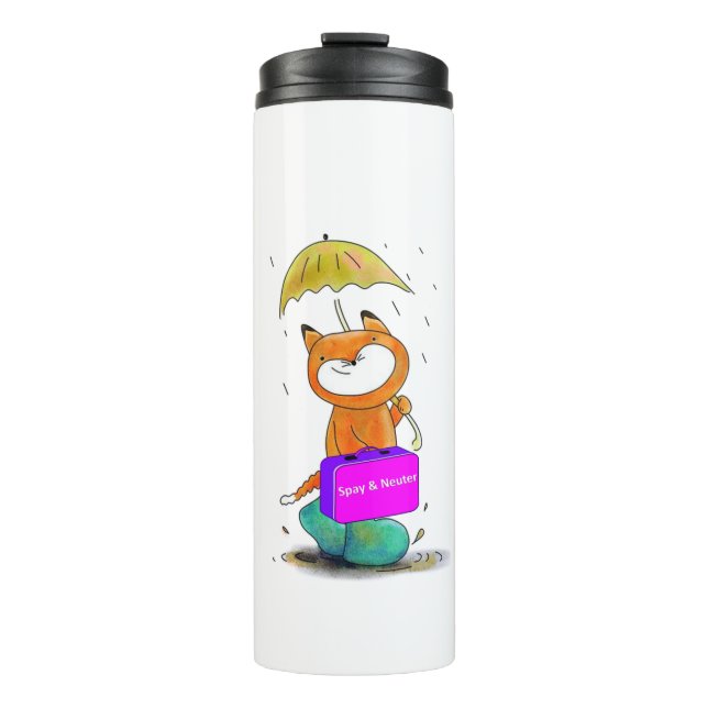 spay n neuter cat thermal tumbler (Front)