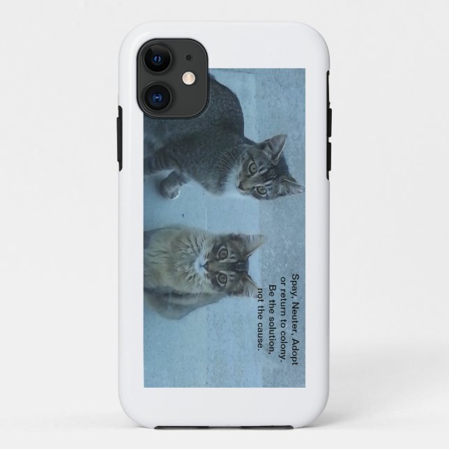 Spay, neuter, adopt Case-Mate iPhone case (Back)
