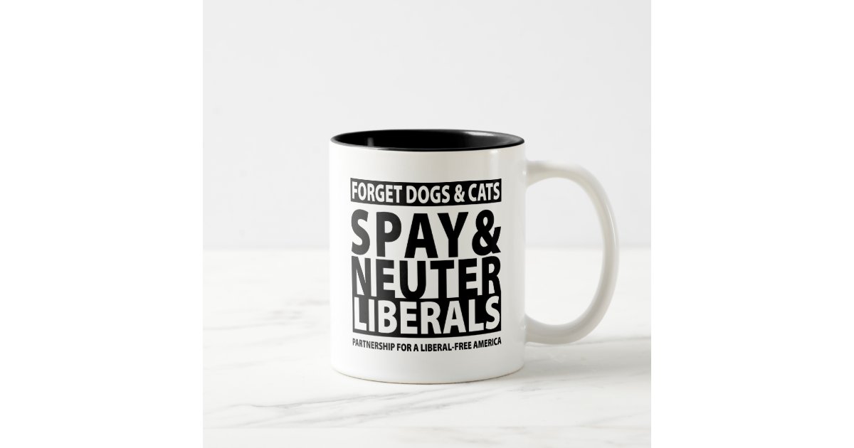 Save America Neuter Liberals Bumper Sticker - 3\" X 7\" Vinyl Decal