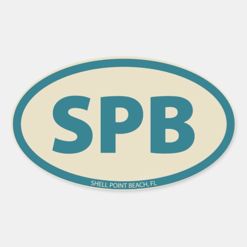 SPB Oval Oval Sticker