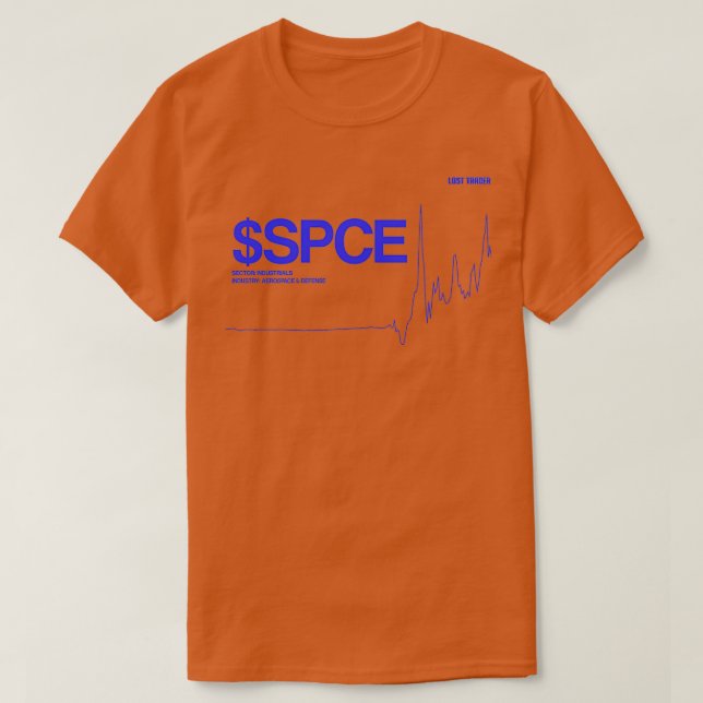 SPCE Virgin Galactic Stock T-Shirt (Design Front)