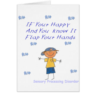 SPD Flap your hands Cards