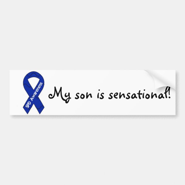 SPD My Son is Sensational Bumper Sticker (Front)