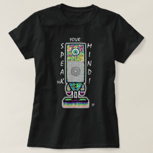 Speak-er Your Mind Funny Cyclops Speaker Pun T-Shirt