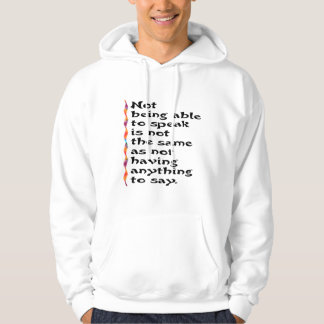 Speak Hoodies