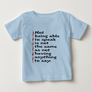 Speak Infant T-Shirts