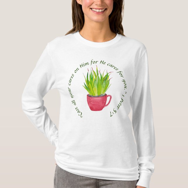 Speak Jesus Succulents T-Shirt (Front)