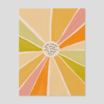 Speak Kind Words - Inspirational Positive Colorful Postcard