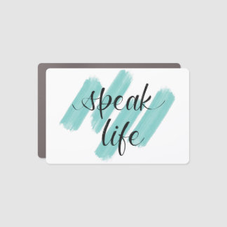 Speak Life Car Magnet