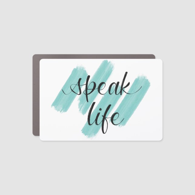 Speak Life  Car Magnet (Front)