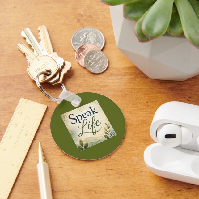Speak Life Keychain (Desk)