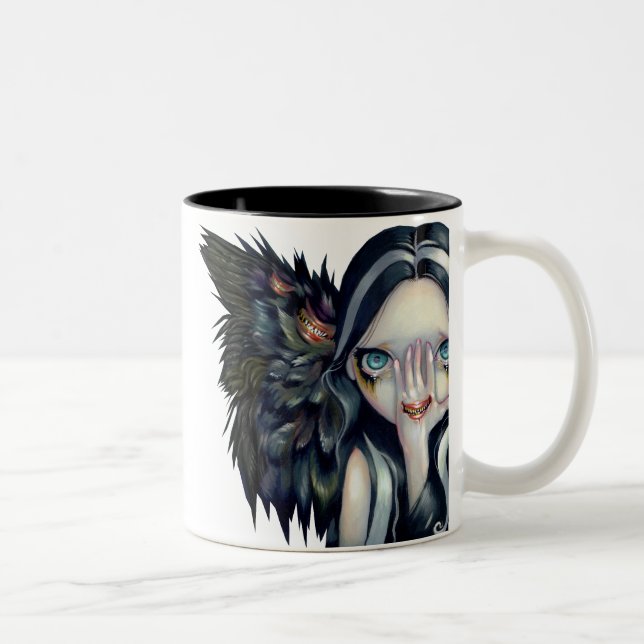"Speak No Evil" and "Divine Hand" Mug (Right)