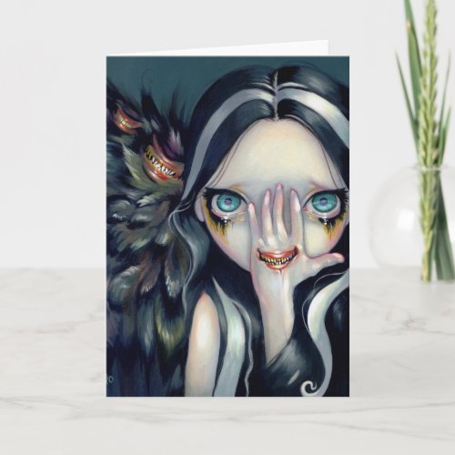 Speak No Evil Greeting Card