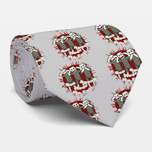 Speak No Evil Monkeys Neck Tie