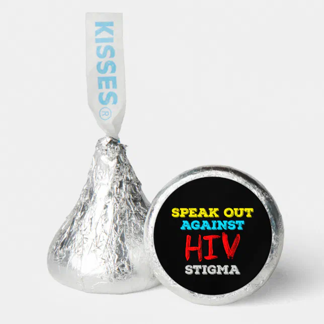 Speak Out Against HIV Stigma - AIDS Awareness Hershey®'s Kisses® (Front)