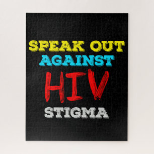 Speak Out Against HIV Stigma - AIDS Awareness Jigsaw Puzzle