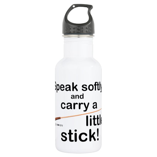 Speak Softly Water Bottle (Front)