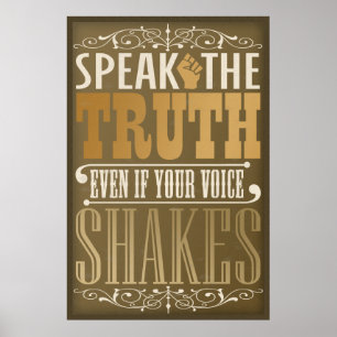 Speak the Truth Poster