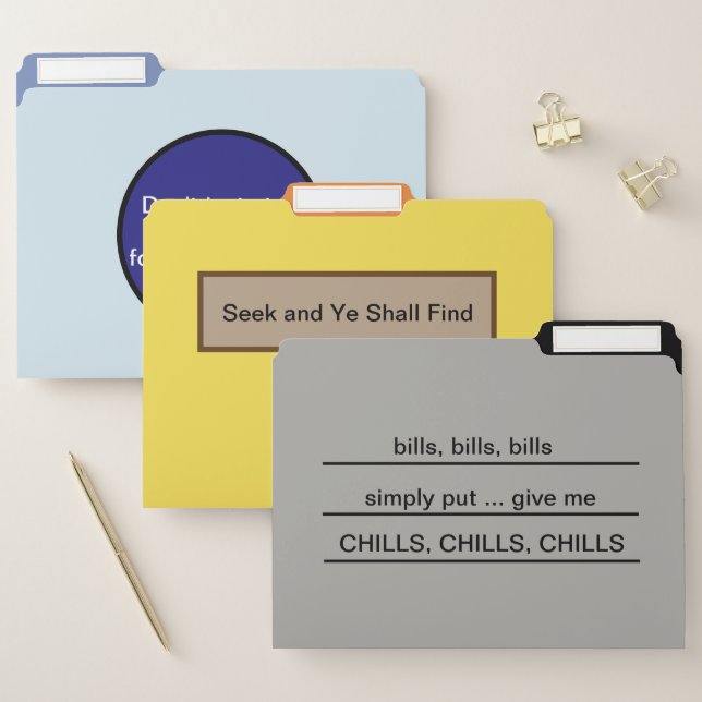 "Speak to Me" File Folders Set (Set)