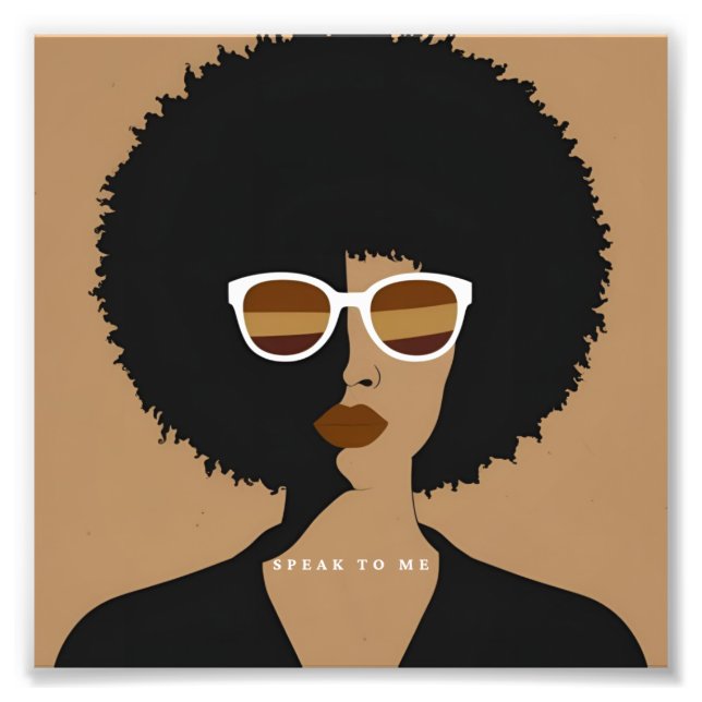 “Speak to Me”Photo Enlargement Photo Print (Front)