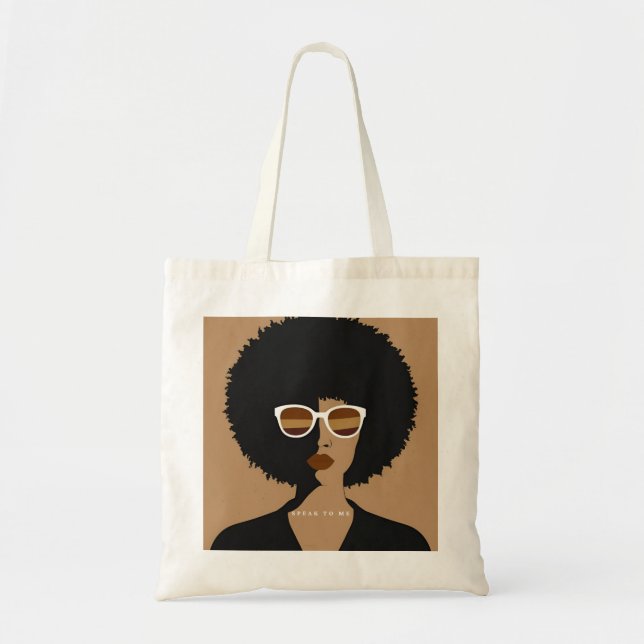 Speak to Me Tote Bag (Front)