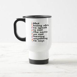 Speak Travel Mugs