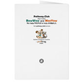Speak up for those ... (BowWow & MeeYow) Cards (Back)