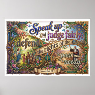 Speak Up Judge Righteously Defend The Poor Poster