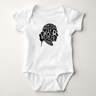 Speak Your Mind - Ruth Bader Ginsburg Baby Bodysuit