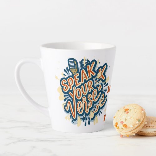Speak Your Verse Latte Mug