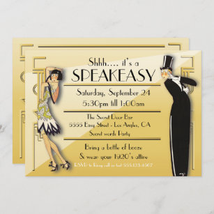 pic Jay Gatsby Party Invitation gatsby invitations zazzle
