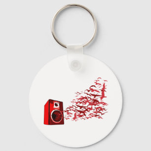 Speaker Birds Keychain