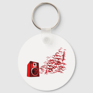 Speaker Birds Keychain