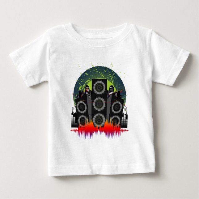 Speaker Blast Baby T-Shirt (Front)