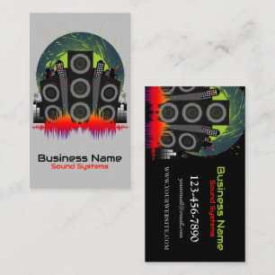 Speaker Blast Business Card