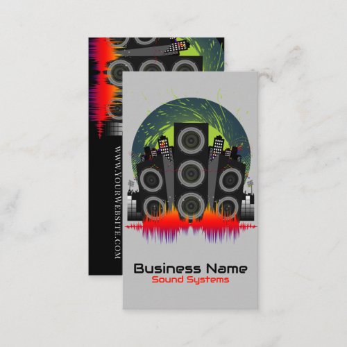 Speaker Blast Business Card