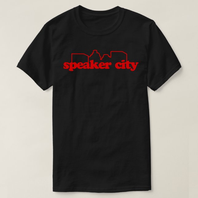 Speaker City 1 T-Shirt (Design Front)