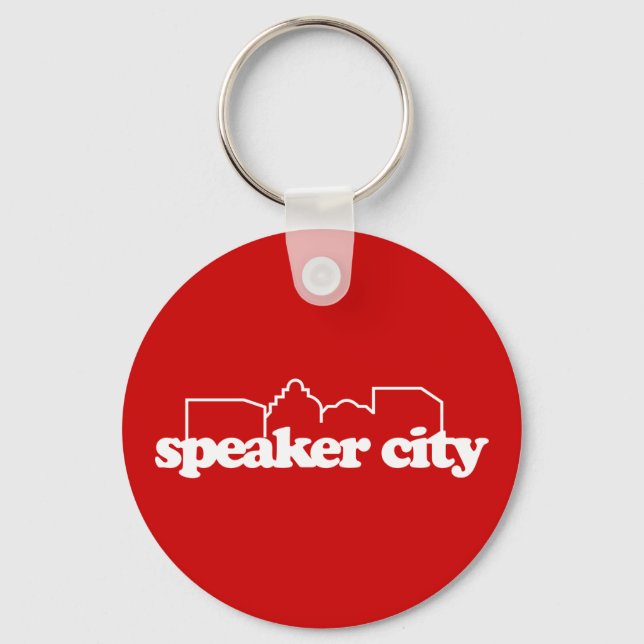 Speaker City old school Keychain (Front)
