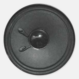 Speaker Classic Round Sticker