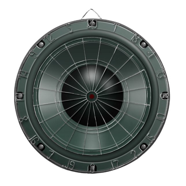 Speaker Dartboard With Darts (Front)