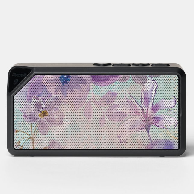Speaker floral purple (Front)