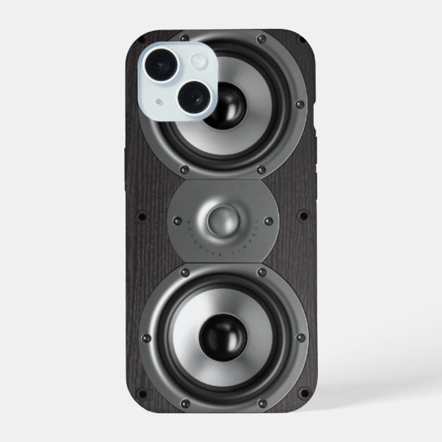 Speaker iPhone 15 Case (Back)
