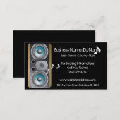 Speaker Music Notes (Music or DJ) Business Cards (Front/Back)