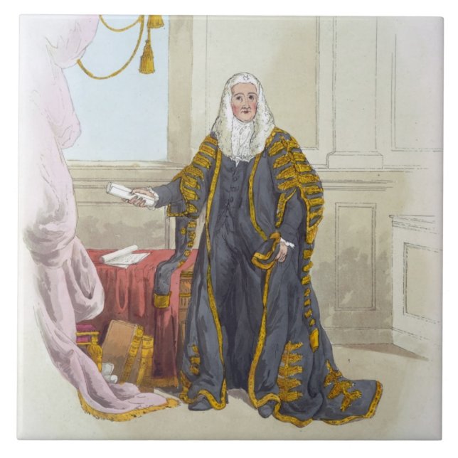 Speaker of the House of Commons, from 'Costume of Tile (Front)
